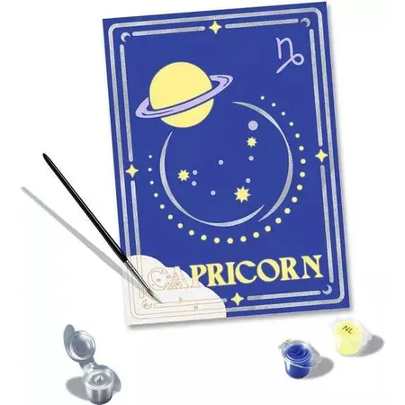 Ravensburger Malen nach Zahlen - Sternzeichen (Zodiac Sign) Steinbock