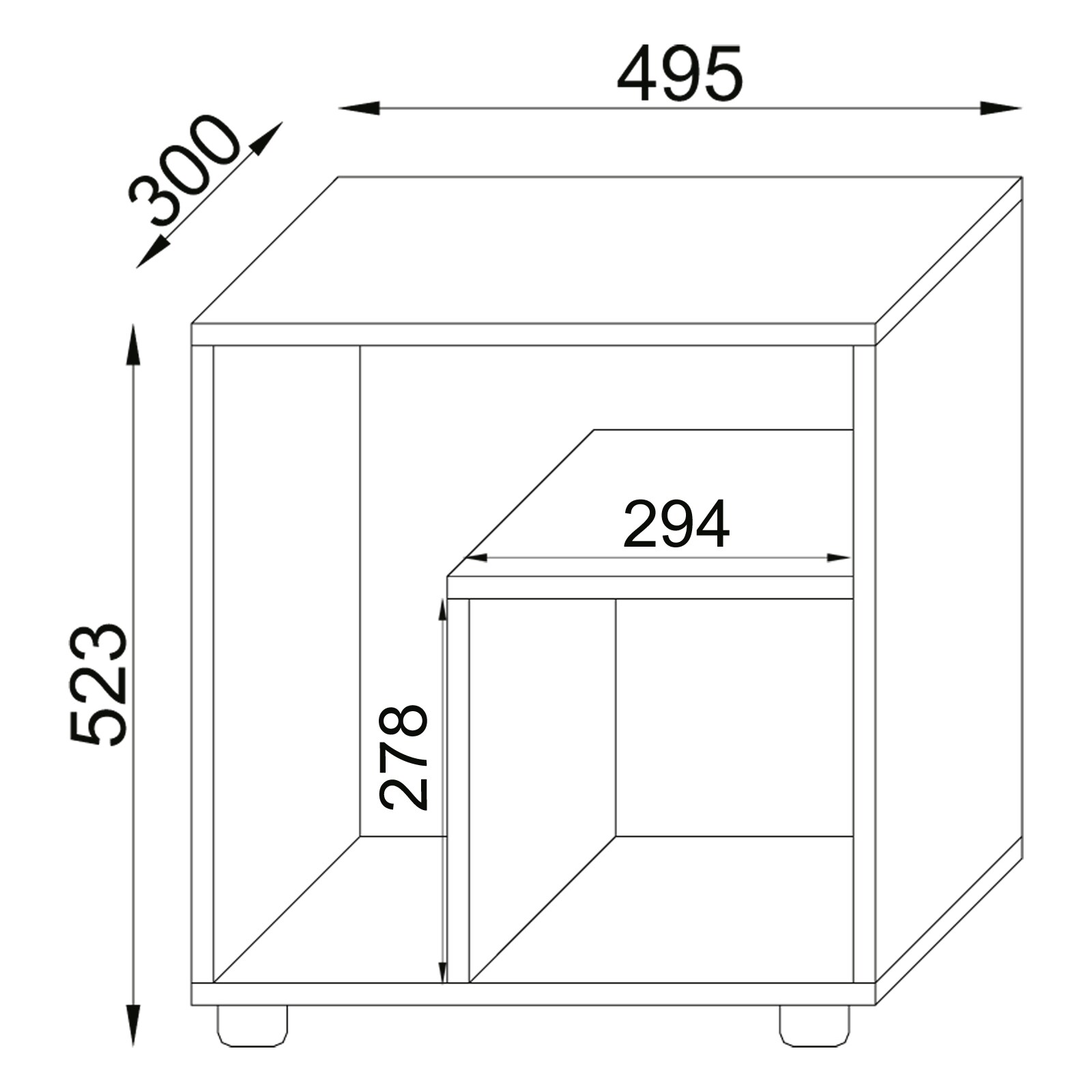 VCM Holz Beistelltisch Couchtisch Sofatisch Nachttisch Wohnzimmertisch Kaffeetisch Zeito