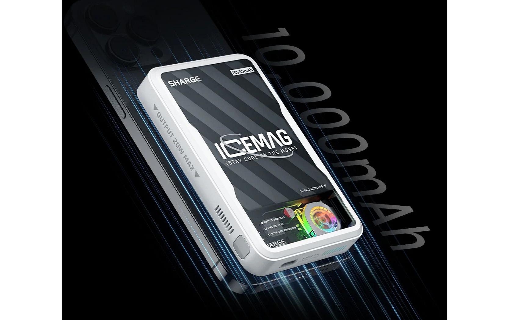 Powerbank ICEMAG 10000 mAhHandliche Powerbank im futuristischen Design