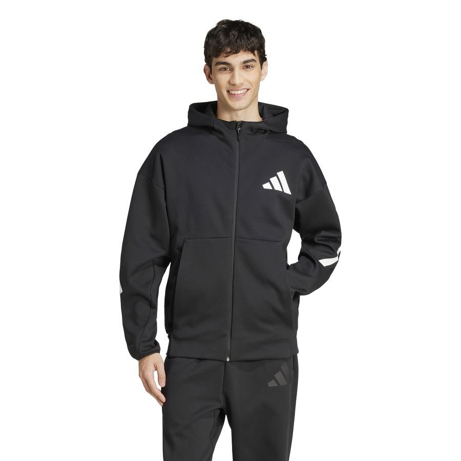 adidas Sweat à Capuche Z.N.E. Full Zip - Noir/Blanc