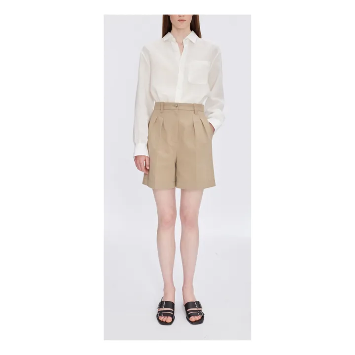 A.P.C. Short Nola Coton et Lin | Beige