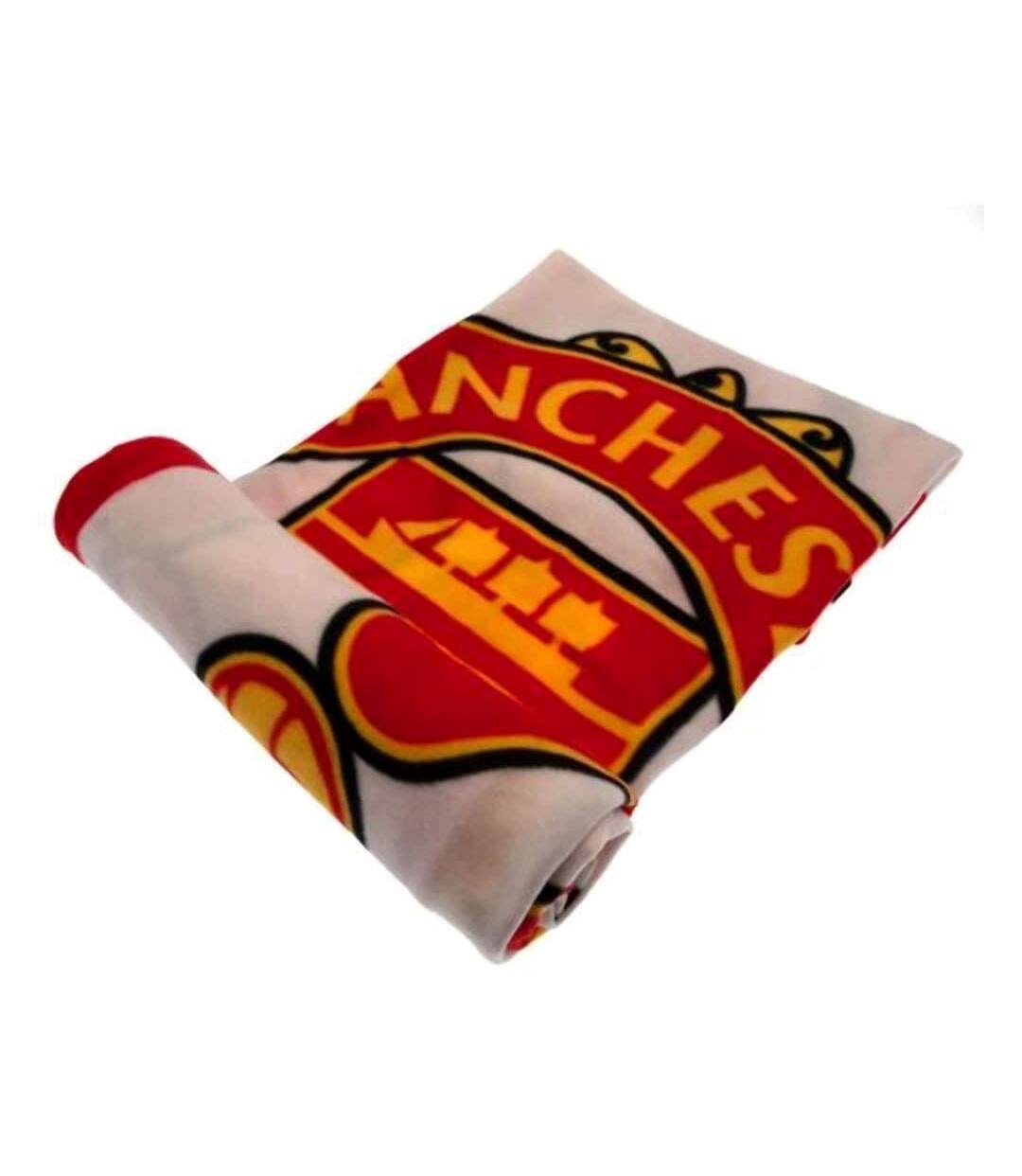 Manchester United FC - Couverture (Blanc / Rouge / Jaune) - UTBS3099