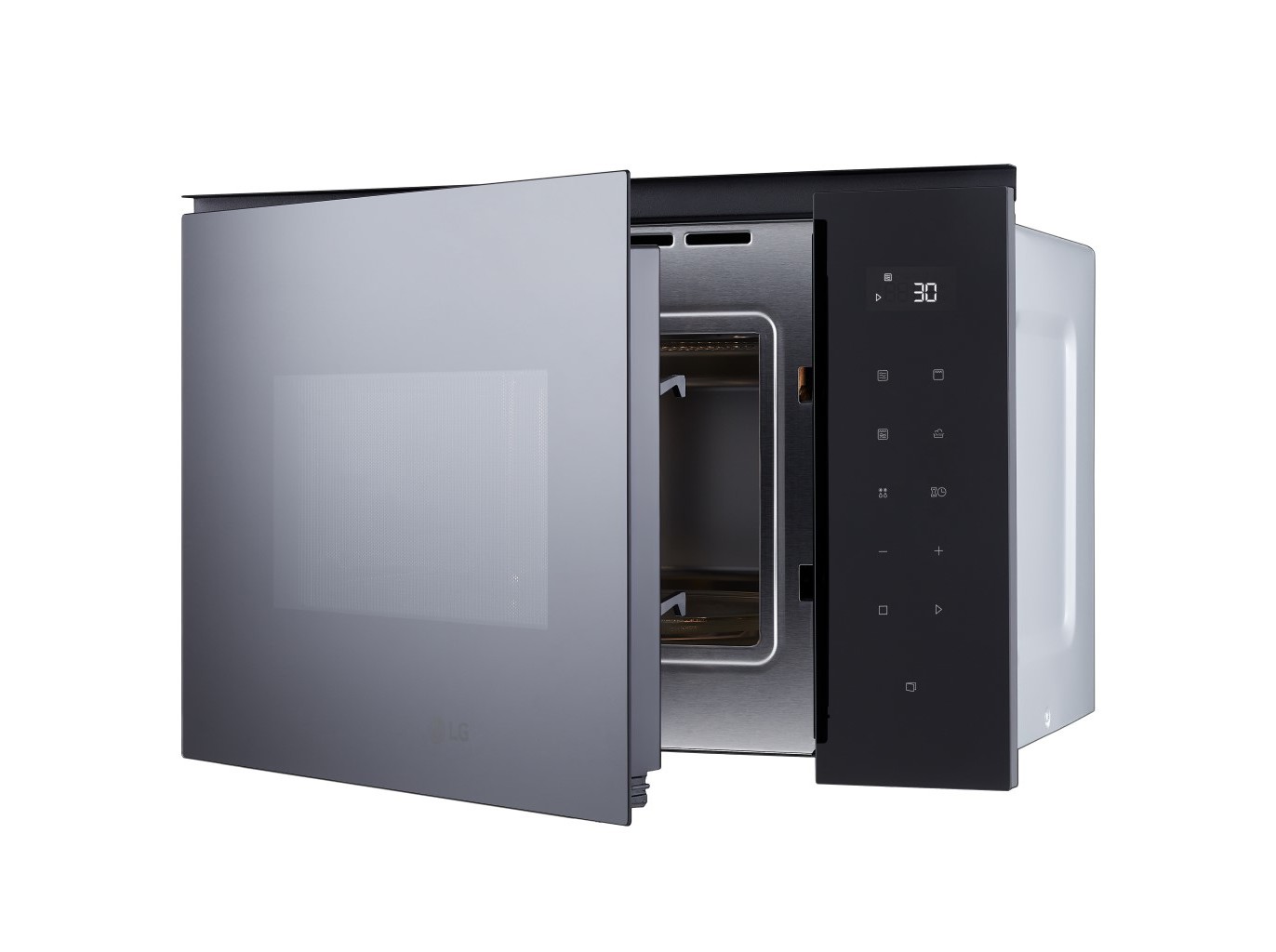 MICRO-ONDAS ENCASTRE COM GRILL LG MGBZ2593F PRETO 25L 900W