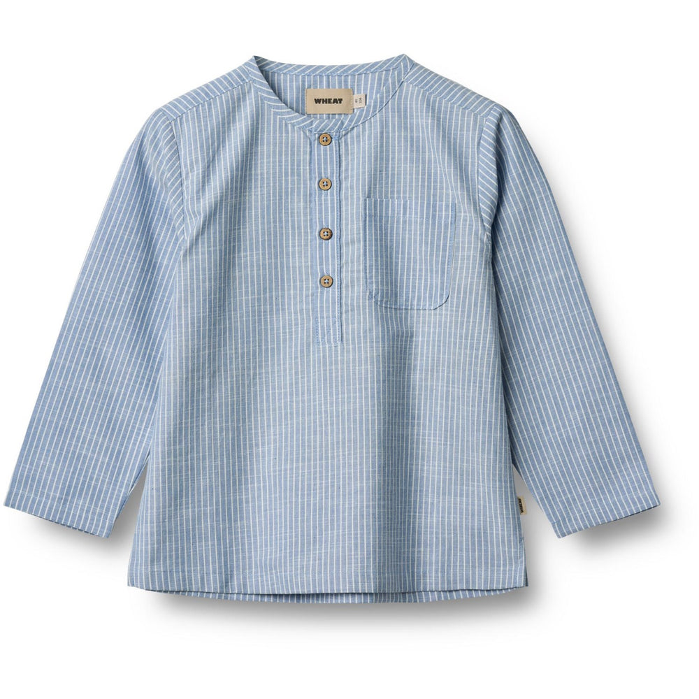 Køb Wheat Blue Stripe Skjorte Bjørk