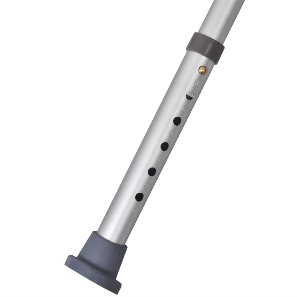 vidaXL Aluminium Douchestoel Wit