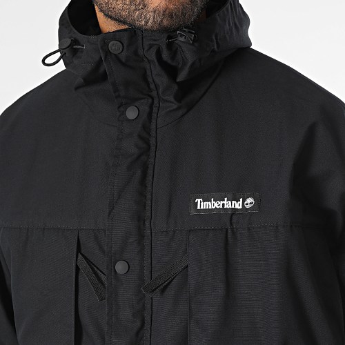 Veste Zippée Capuche Timberland Anorak Jacket A6JAH Noir