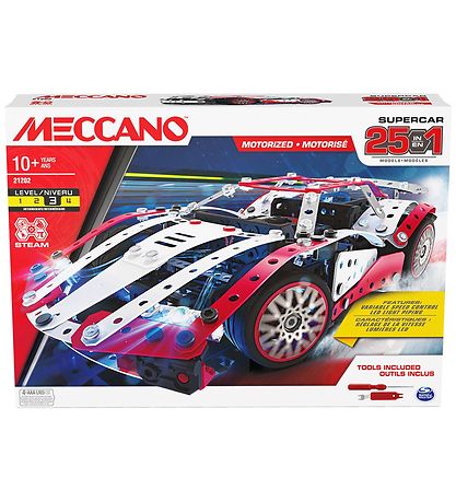 Meccano Bygges?t - 25 i 1 - Supercar