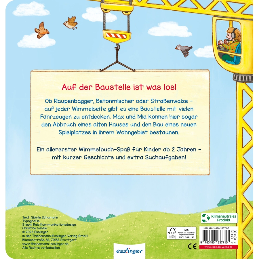 Thienemann Mein allererstes Wimmelbuch: Auf der Baustelle