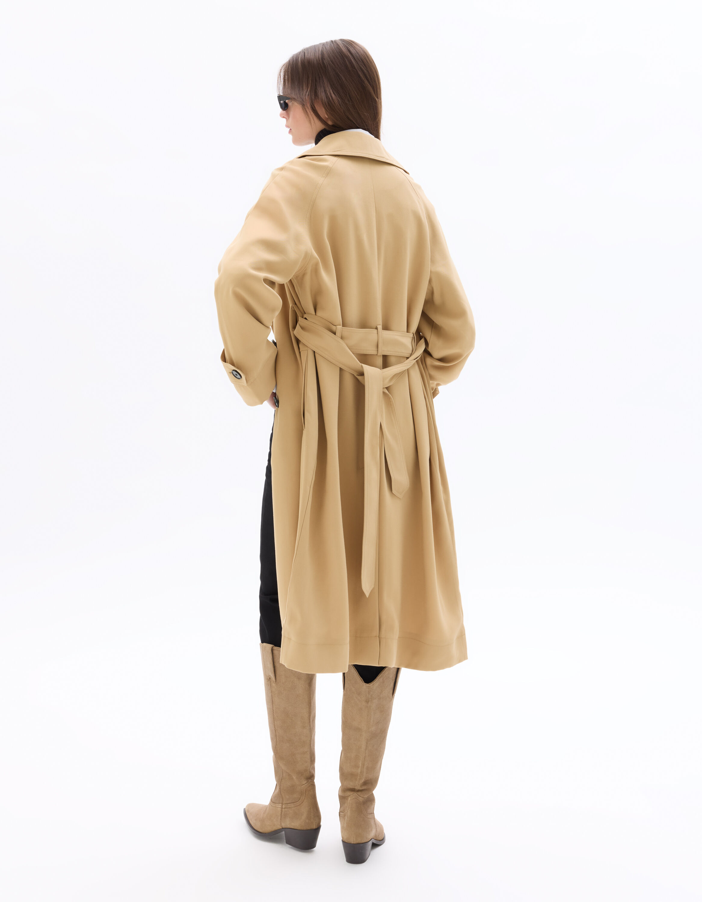 Trench fluide - beige