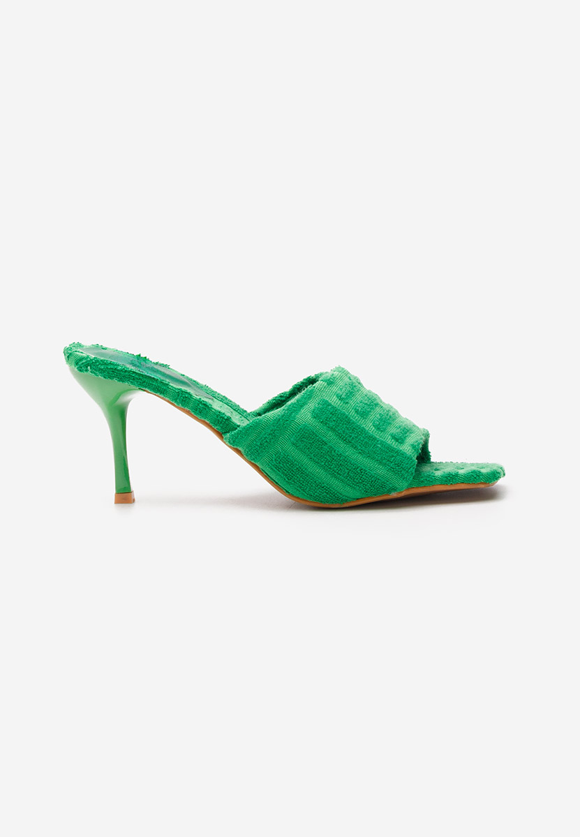 Mules a talon vert Mirora V2