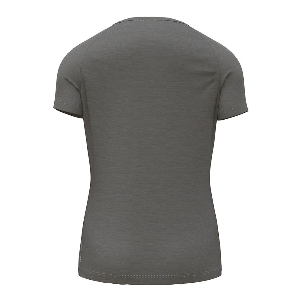 Odlo ASCENT PW 130 SUNRISE - Tee-shirt Femme grey melange - sharp green