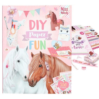 Miss Melody Hobbybok DIY Paper Fun