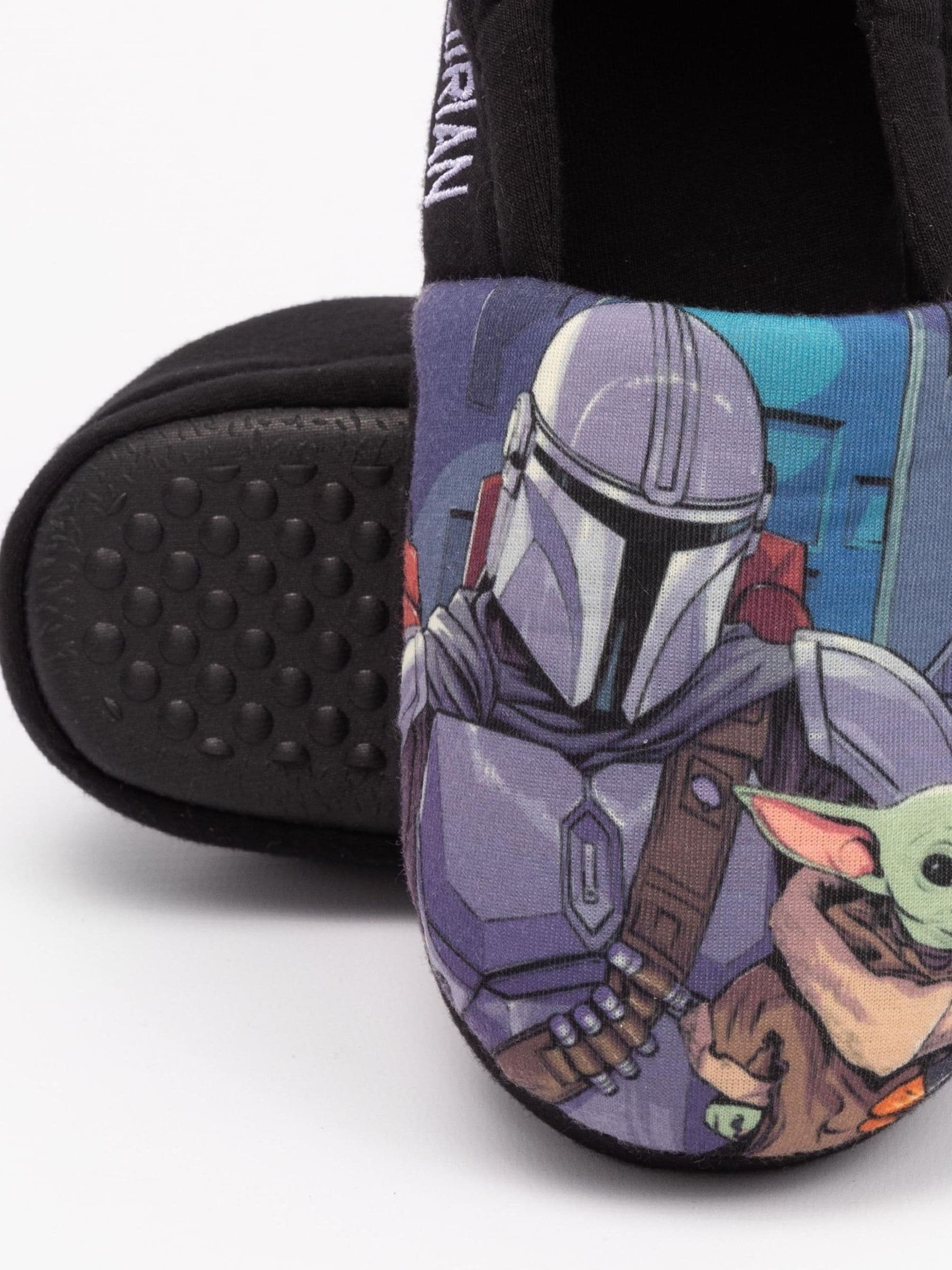 Zwart Mandalorian - Vanilla Underground winterpantoffels