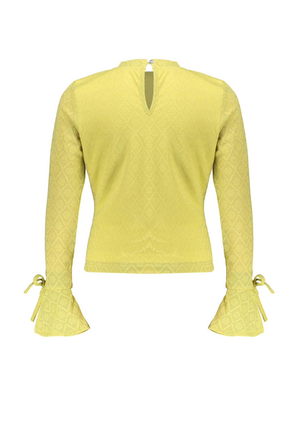 Frankie&Liberty top Karry met textuur geel
