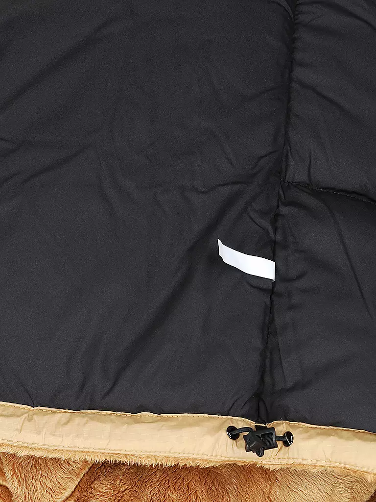 THE NORTH FACE Daunensteppjacke in Felloptik NUPTSE camel