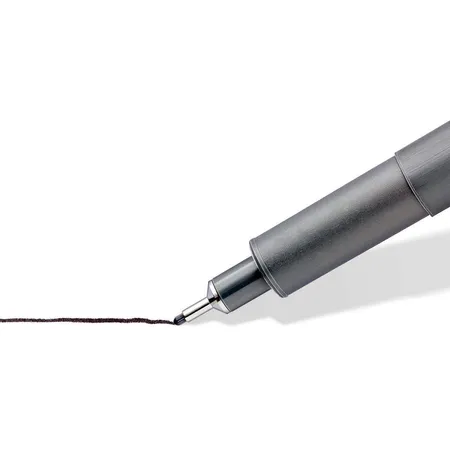 STAEDTLER® Feinschreiber pigment liner 308 3 schwarz, 2 metallic