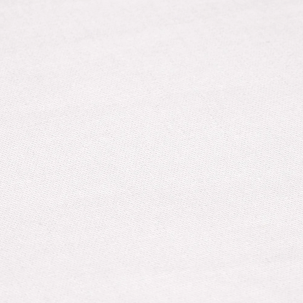 Taie d'oreiller carrée coton uni blanc x2