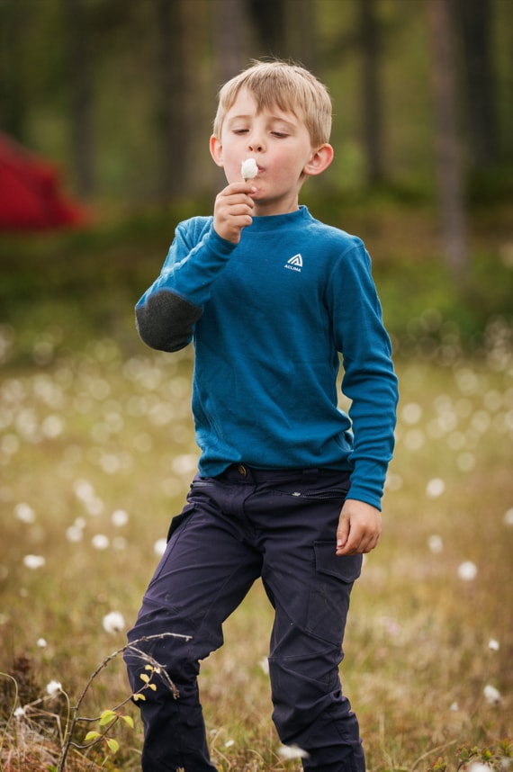 Aclima WarmWool Crewneck JR<br>Klassisk ulltrøye med rund hals!