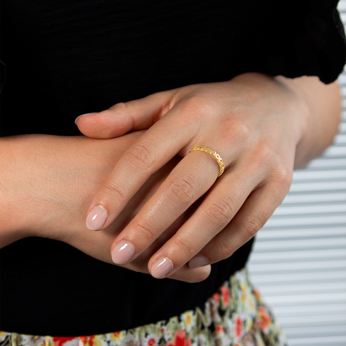 Bague plaqué or jaune