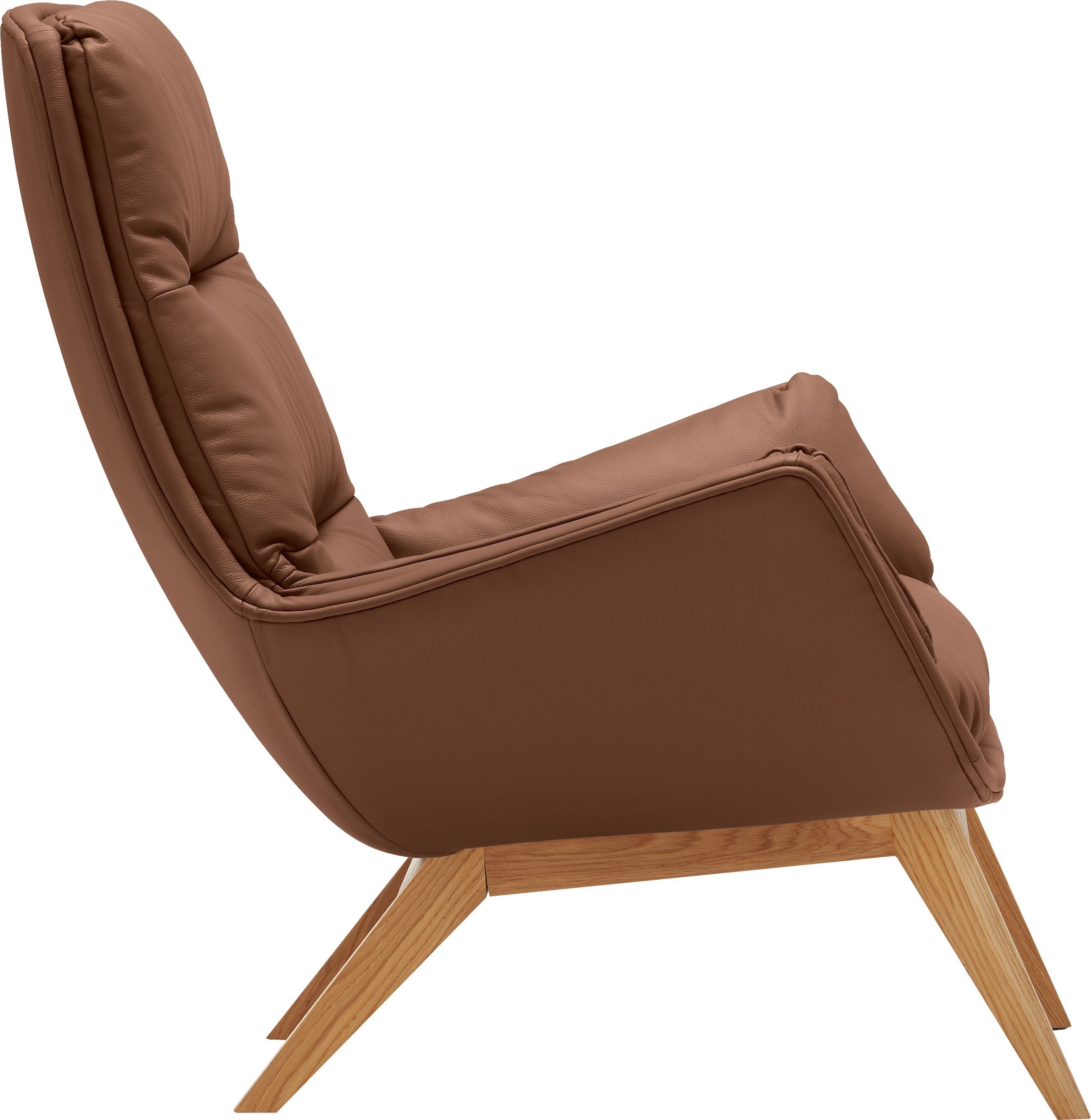 ANDRES Sessel - Braun / B: 83.0 cm x T: 94.0 cm x H: 97.0 cm