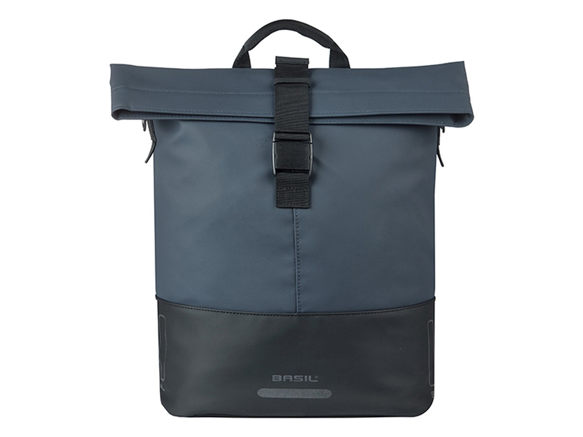 Basil Cove shopper enkele fietstas 14-16 L - Blue Black