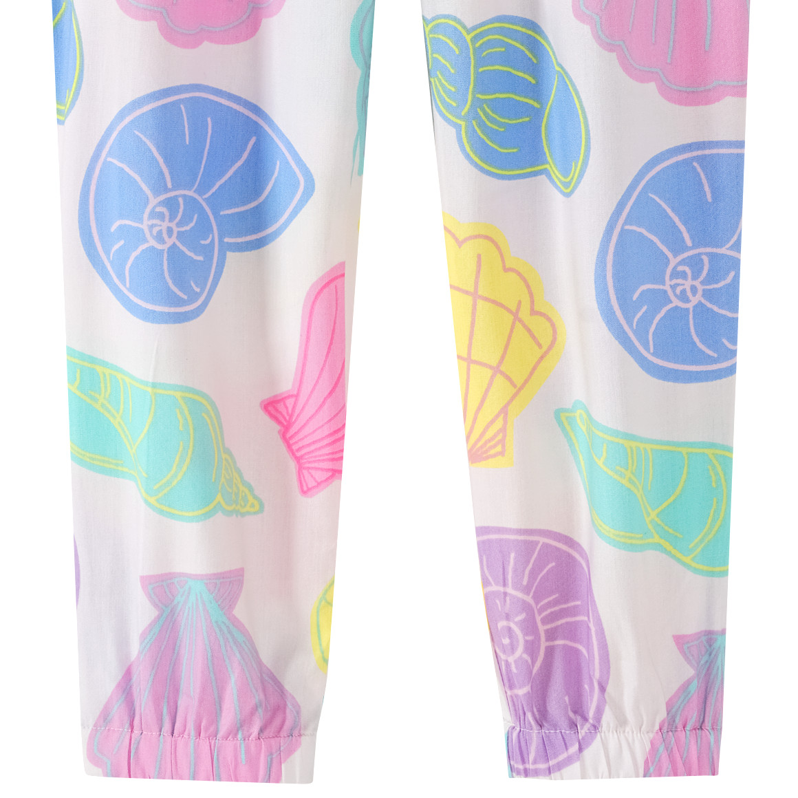 Topolino Mädchen Hose mit bunten Muscheln weiss