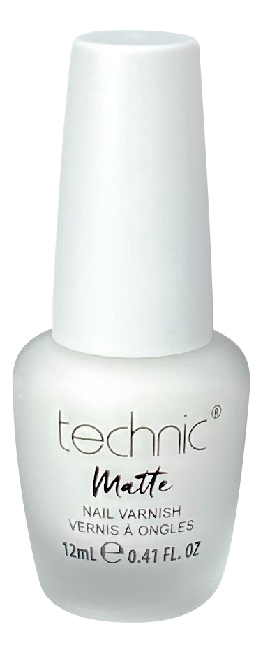 TECHNIC Matte Nail Polish White - 12 ml.