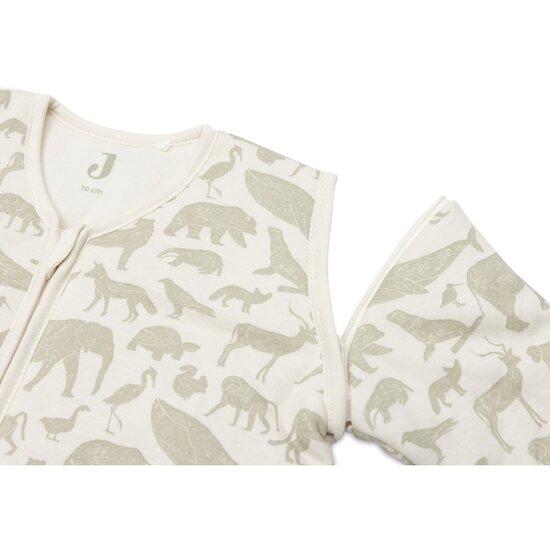 Gigoteuse avec Manches Amovibles   Animals - Olive Green        70 cm   de               Jollein