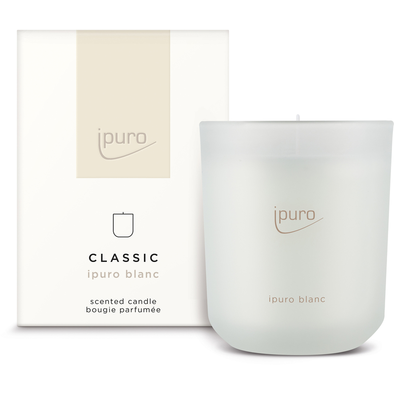 ipuro Duftkerze Classic, 270 g, Blanc