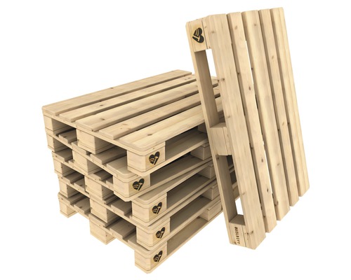 Buildify meubelpallet, geschaafd, 120 x 80 x 14,4 cm
