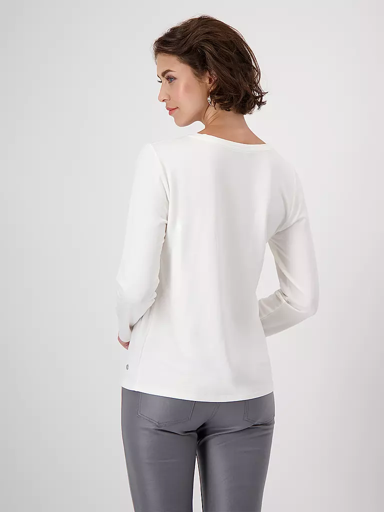 MONARI Langarmshirt creme