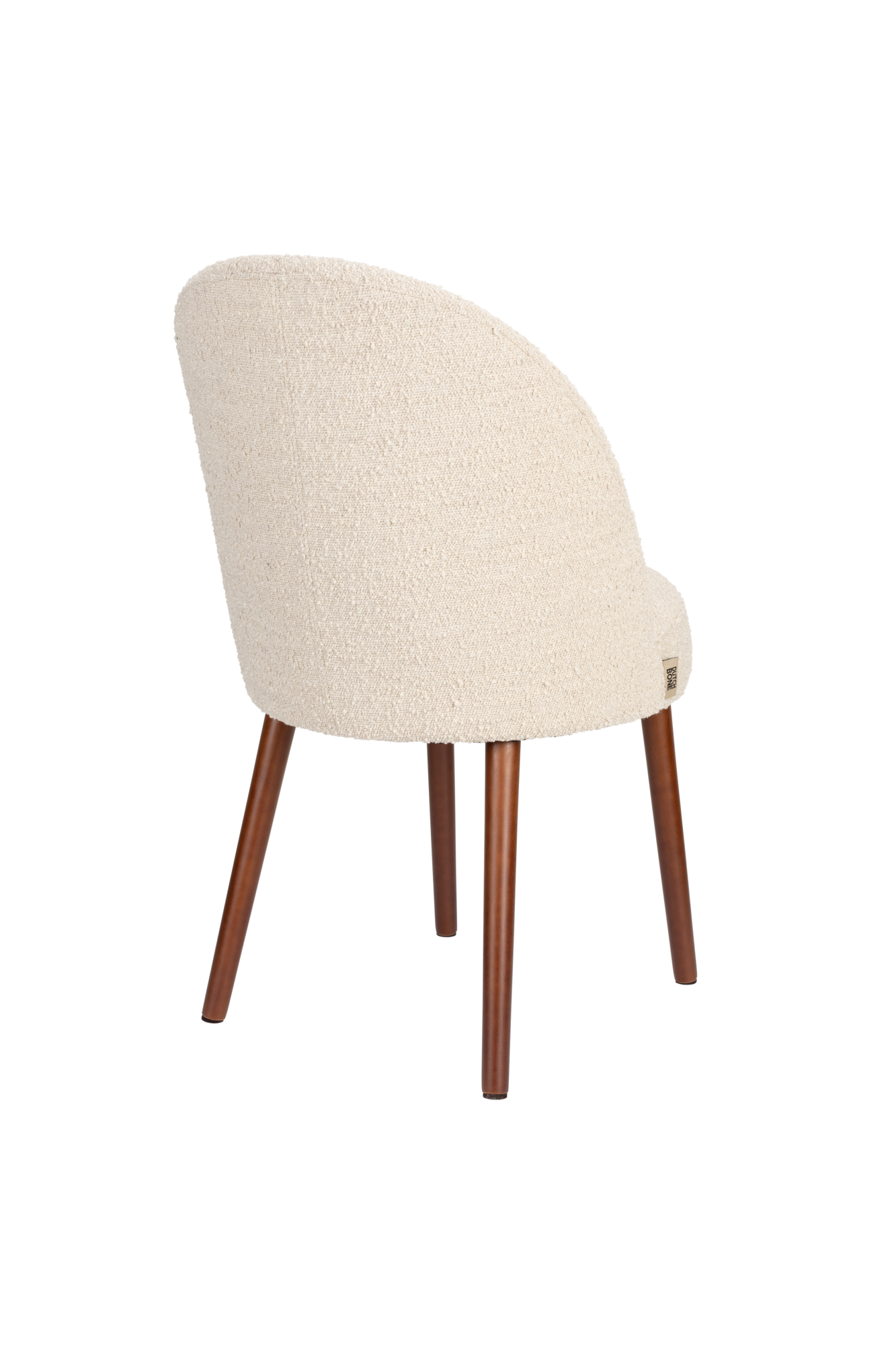 Eetkamerstoel Barbara Boucle beige - set van 2