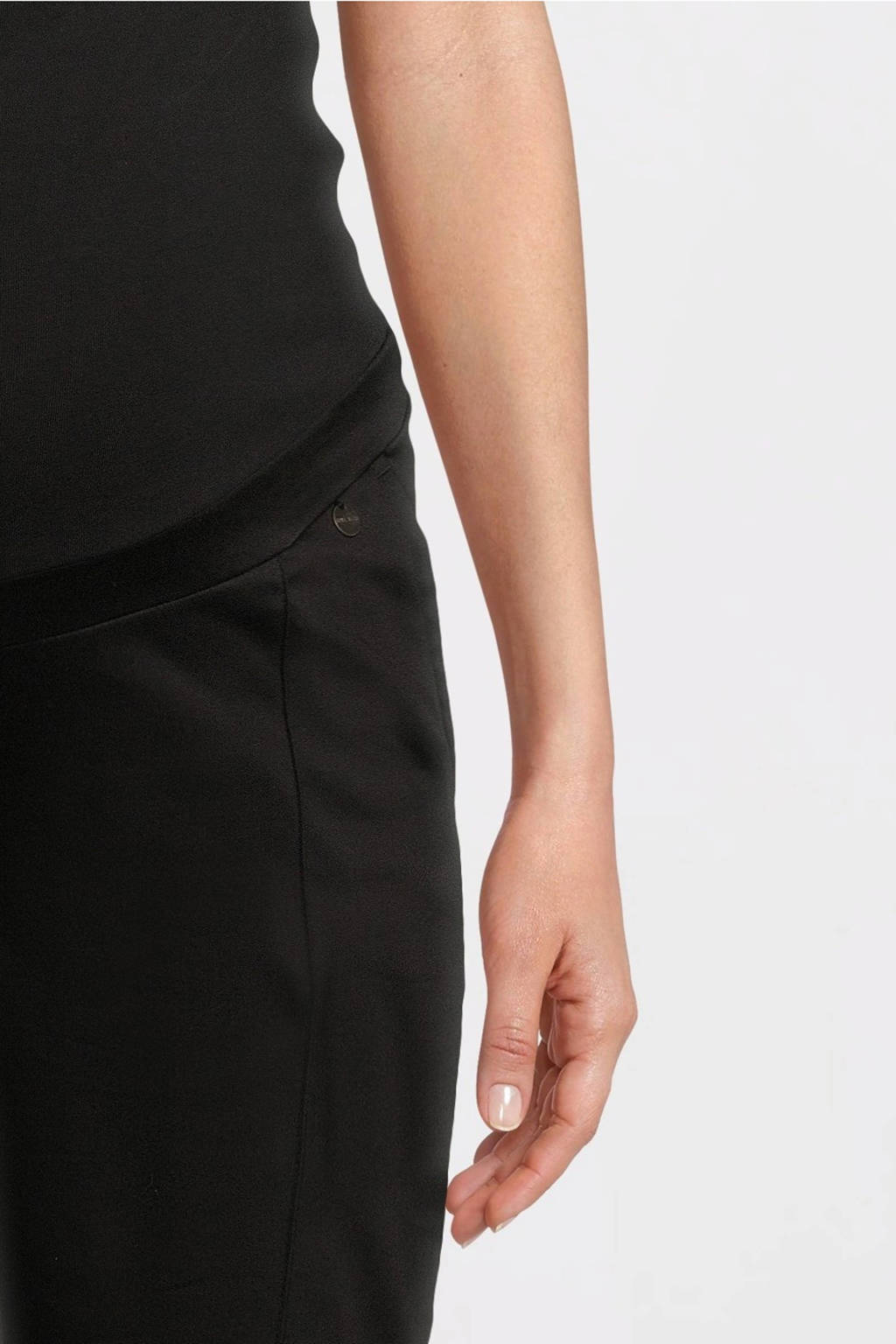 LOVE2WAIT flared high waist zwangerschaps flared broek zwart