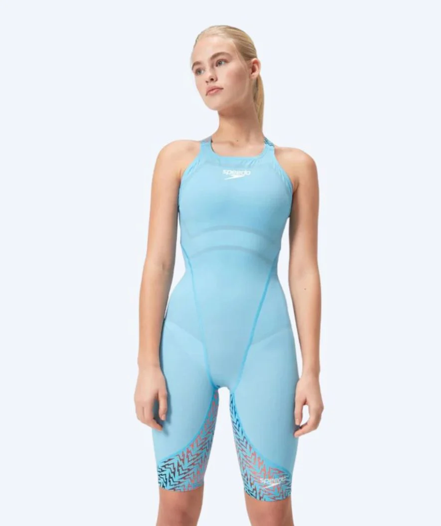 Speedo konkurrence badedragt til damer - LZR Ignite - Blå/orange
