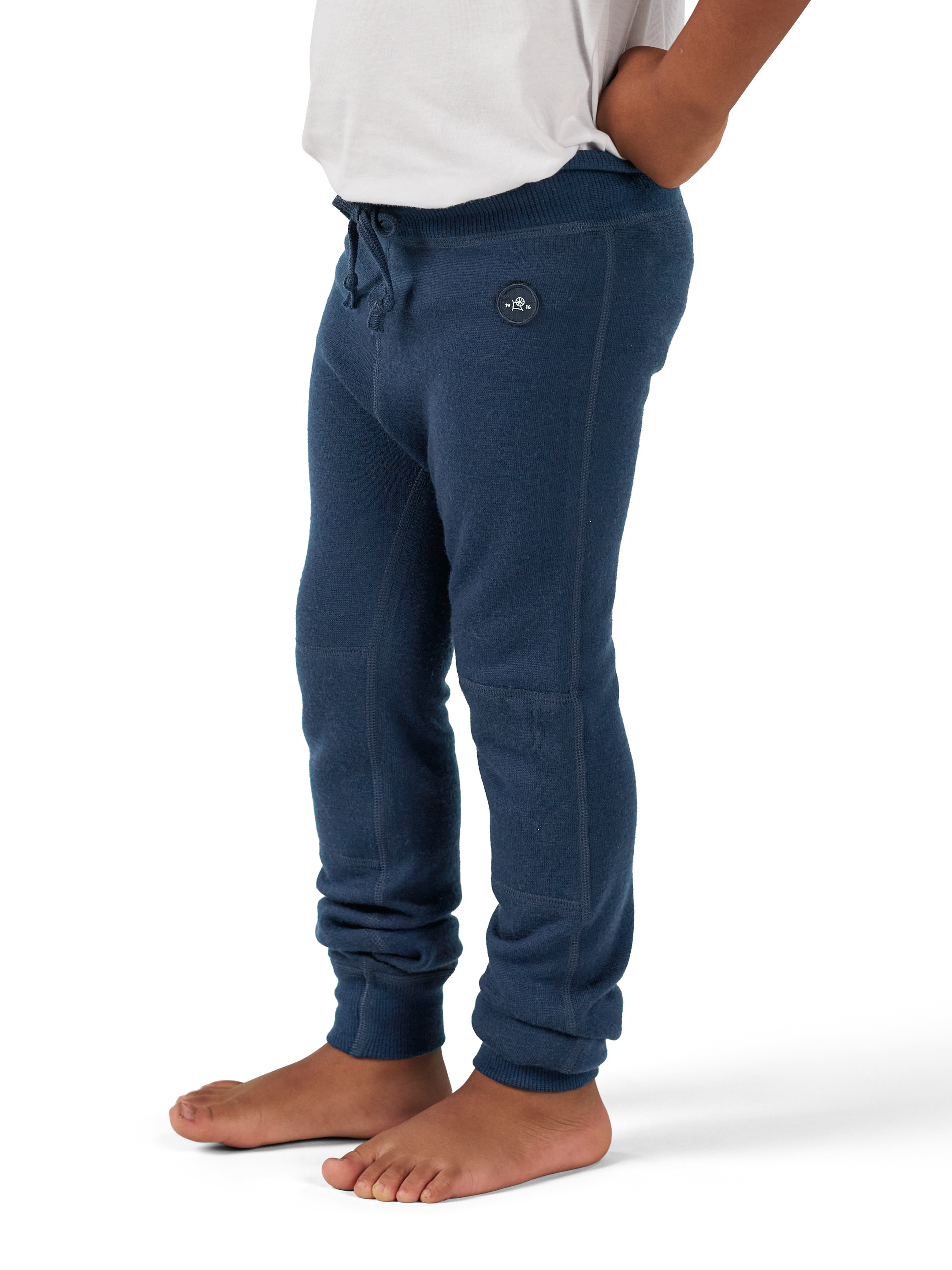 Broek van merinowollen terry voor kinderen
