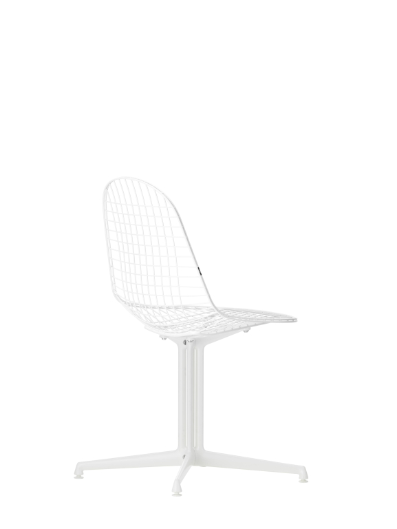 Vitra Eames Wire Chair DKL stoel Aluminium