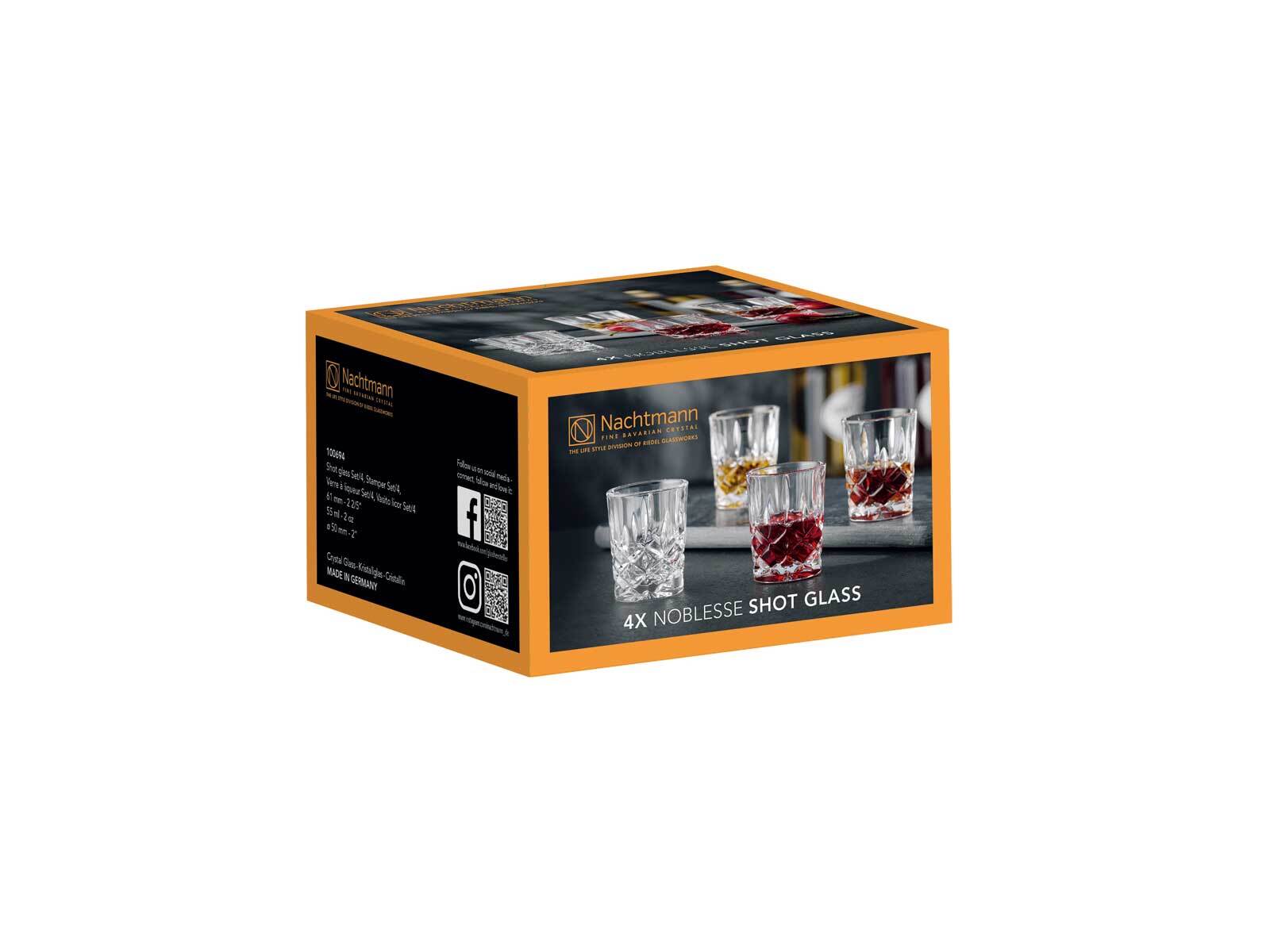 Nachtmann Schnapsgläser Noblesse 55 ml 4er Set