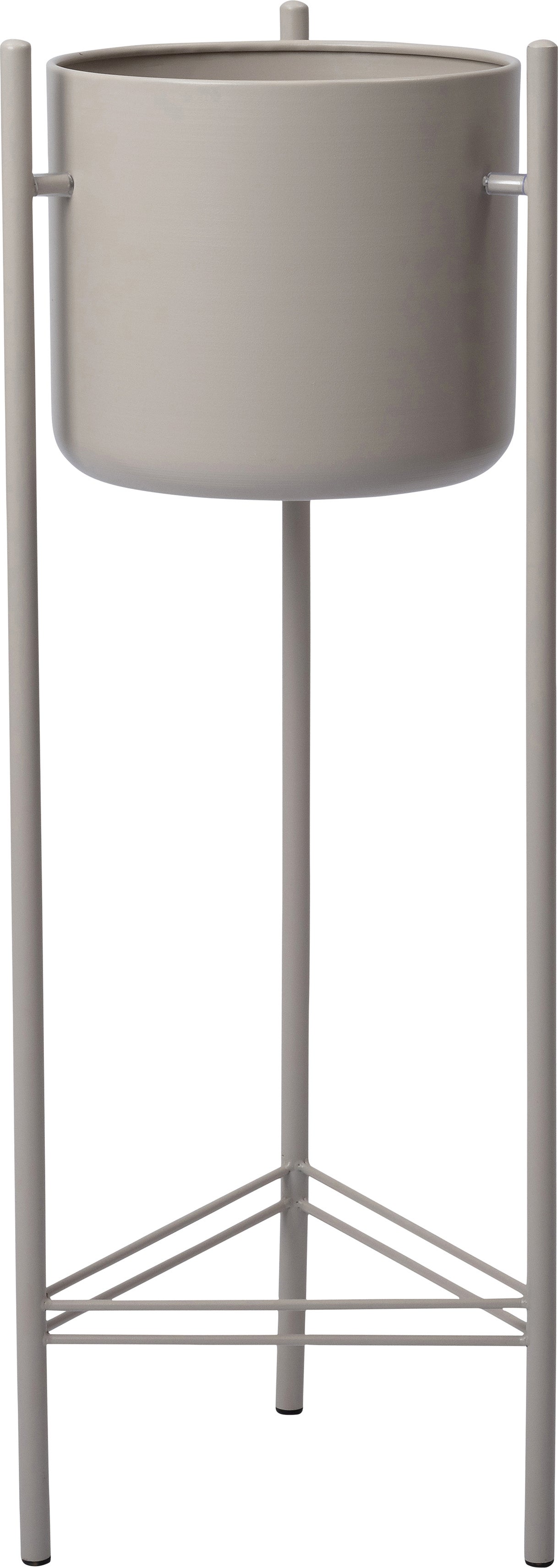 Intratuin bloempot Vajen op poten grijs D 28 H 81 cm