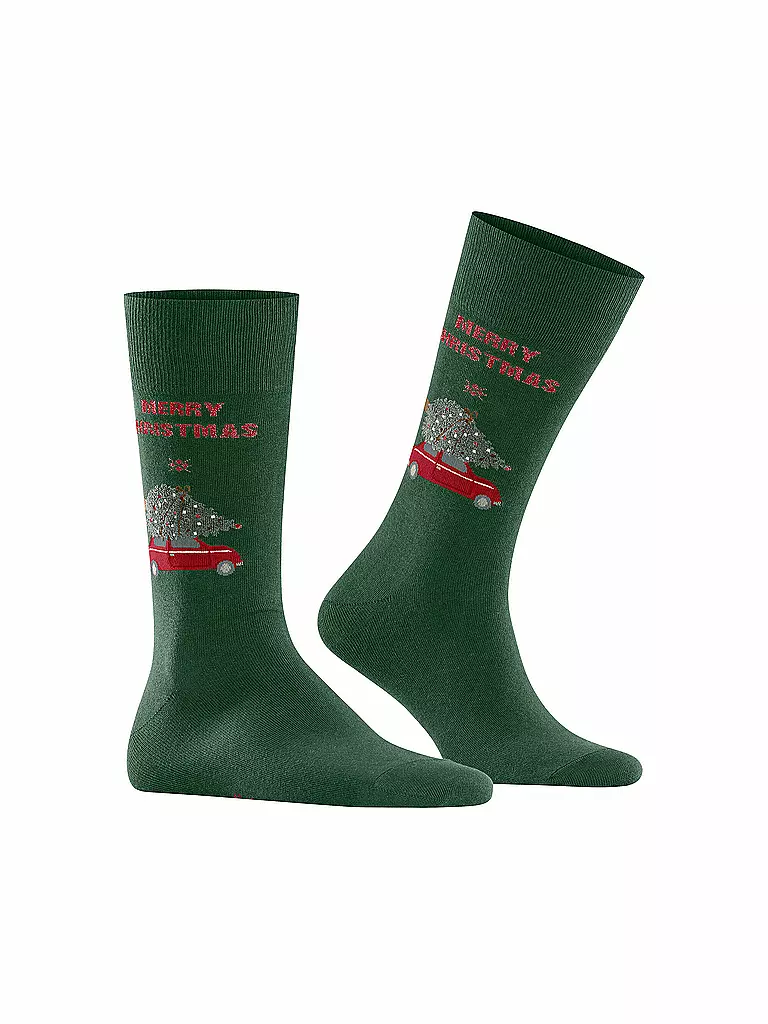 BURLINGTON Herren X-MAS CAR eucalyptus  grün