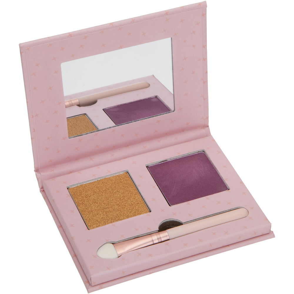Køb Miss Nella Guld/Lilla Øjenskygge og Blush Duo Palette Macaron Magic