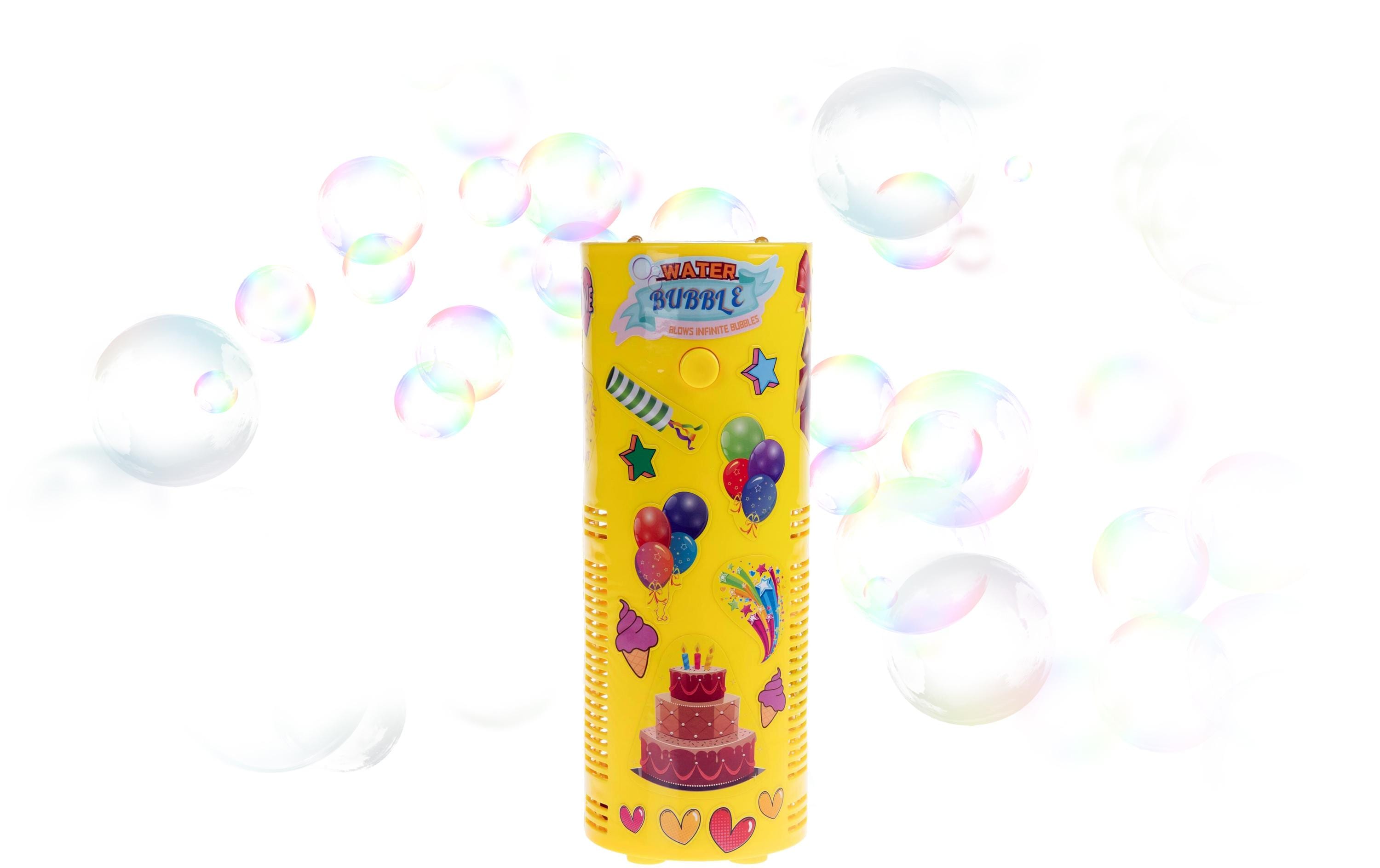 Partyaccessoire Seifenblasenmaschine GelbMaschine für Seifenblasen