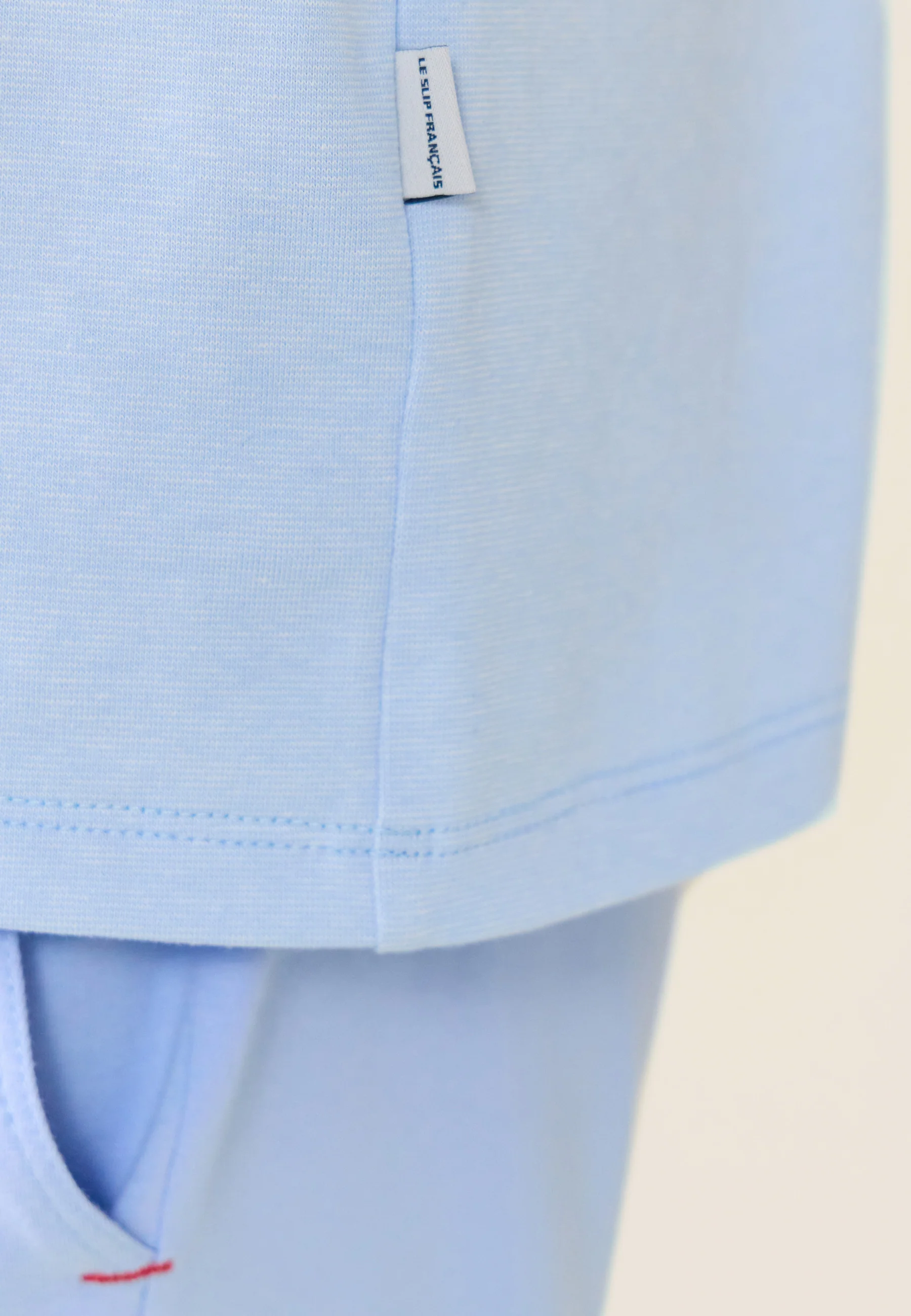 Ensemble de pyjama t-shirt et pantalon en coton-Ensemble Pyjama Yvan Bleu Ciel