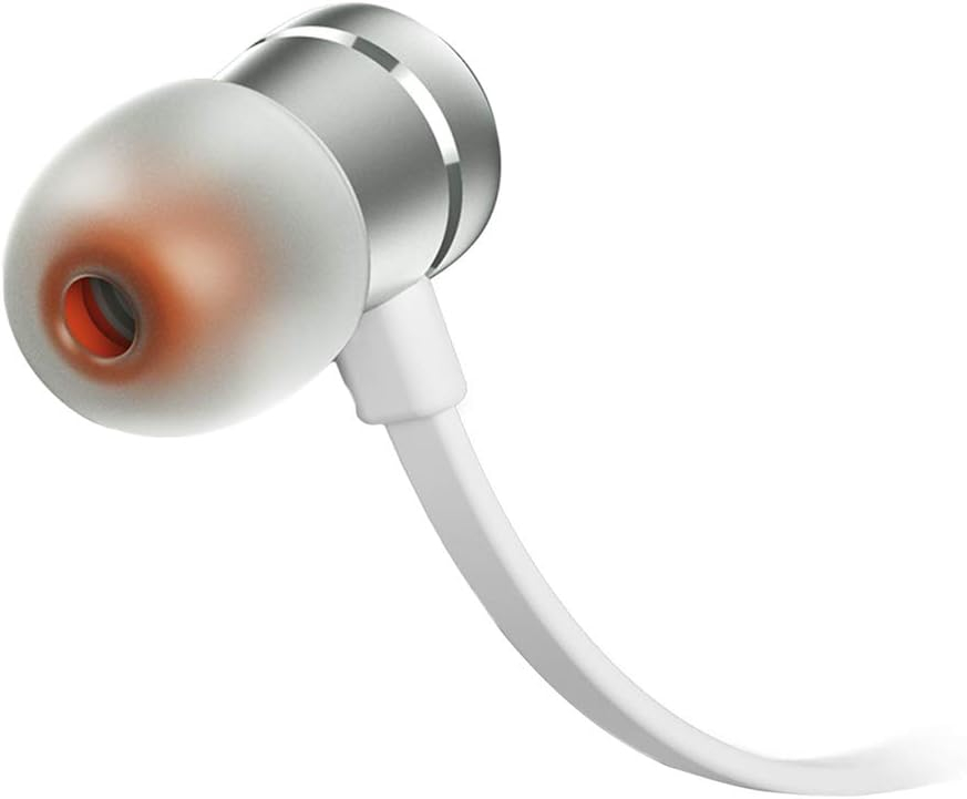 T290 In-Ear Kopfhörer mit 3.5 mm Klinken Anschluss und Mikrofon (JBLT290SIL) - Silber