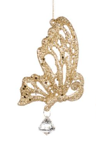 Beau Deco Butterfly With Crystal