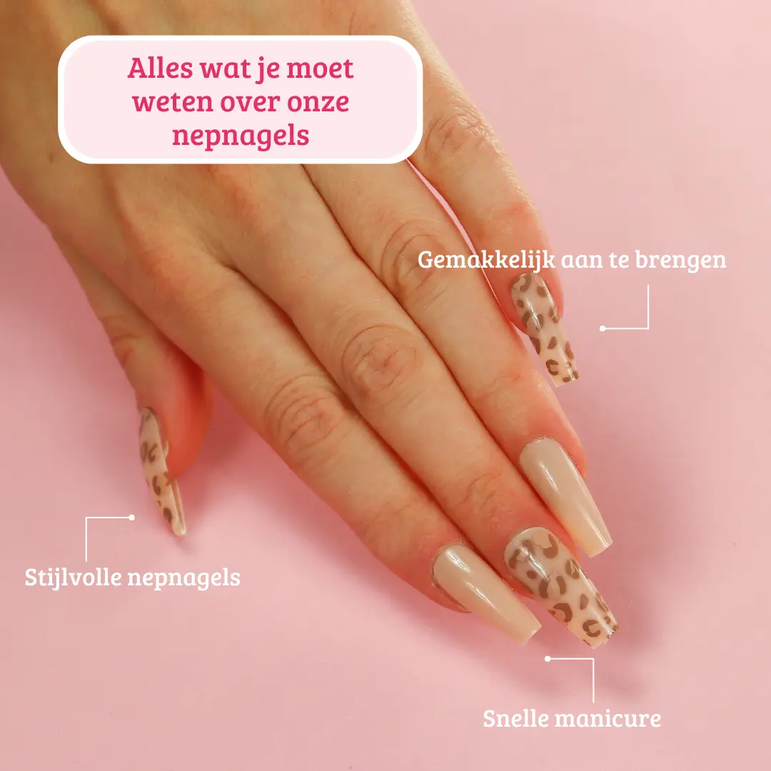 Press On French Nails Panther