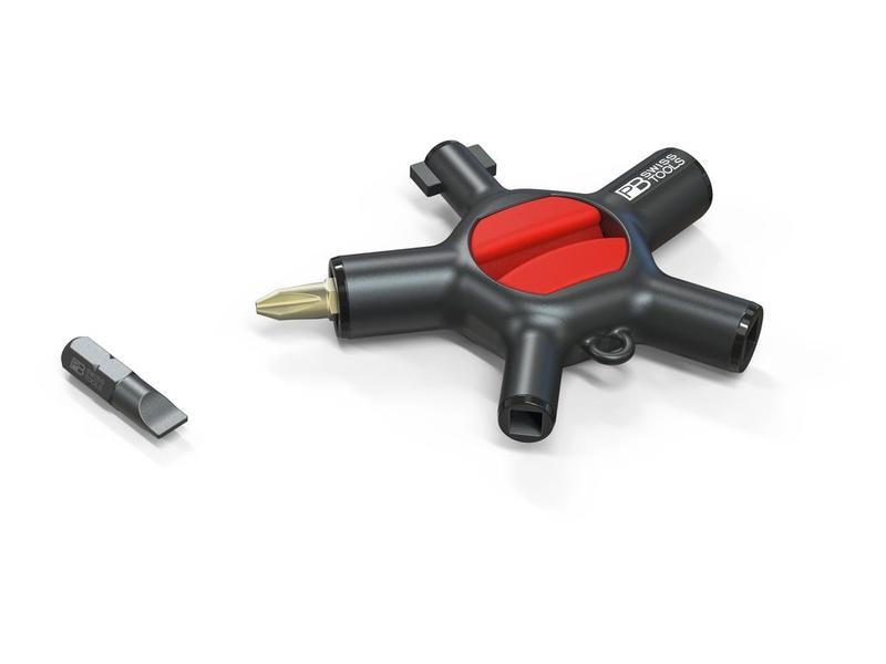 PB Swiss Tools Schaltschrankschlüssel Universal, 9-in-1, PB Bithalter