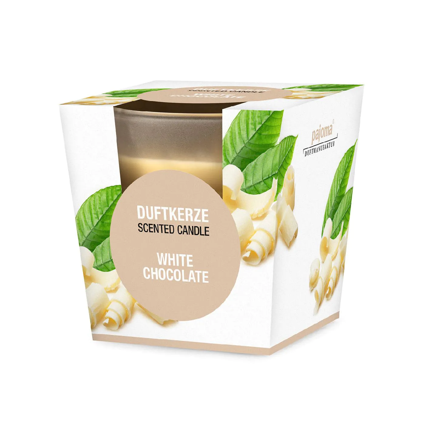Duftkerze im Glas,  White Chocolate