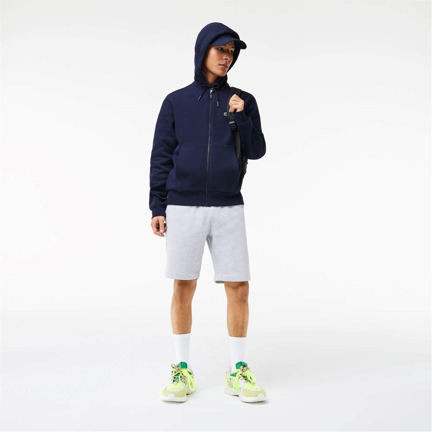 Lacoste Embroidered Croc Zip Hoodie
