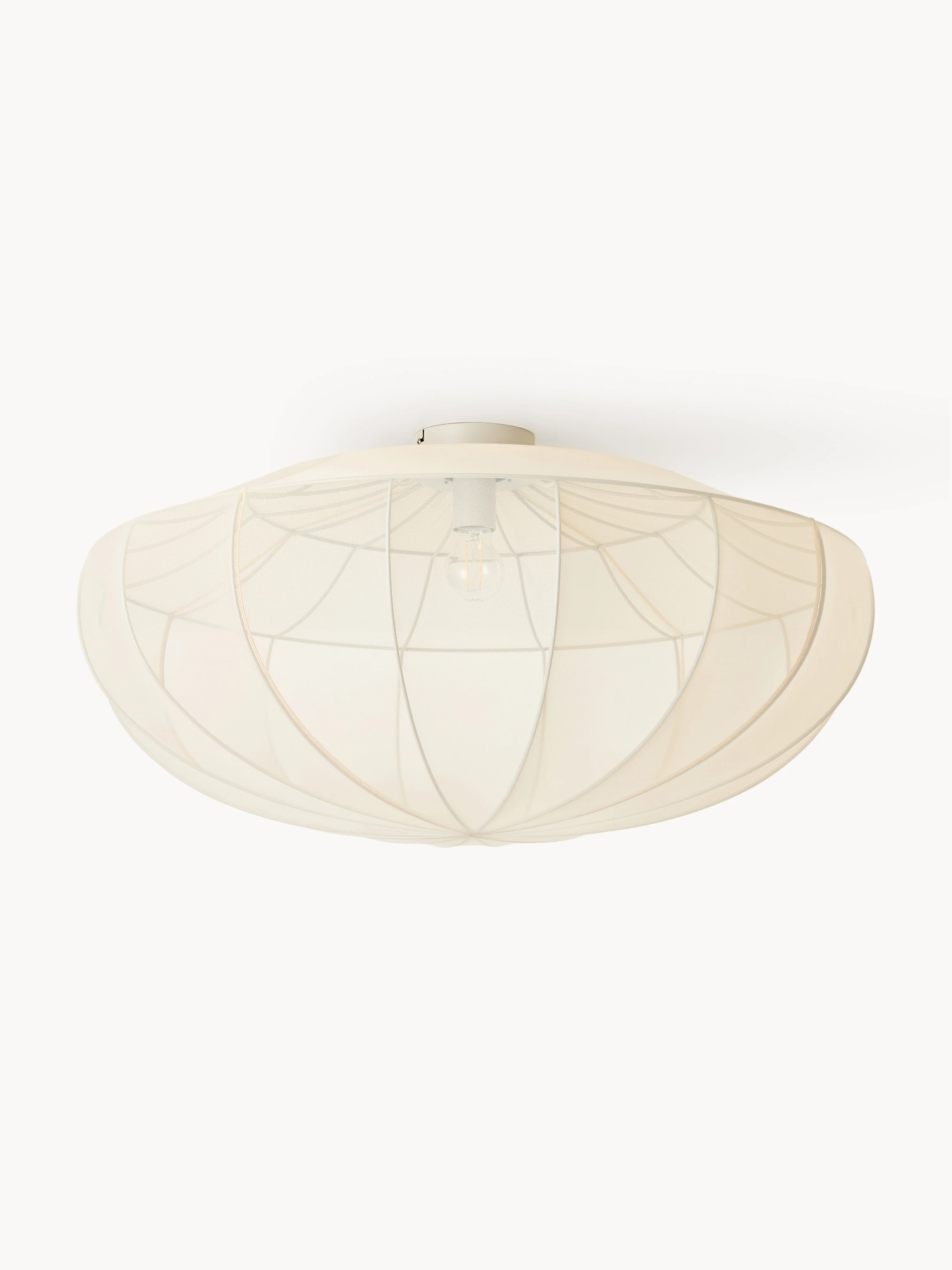 Grote plafondlamp Beau van netstof