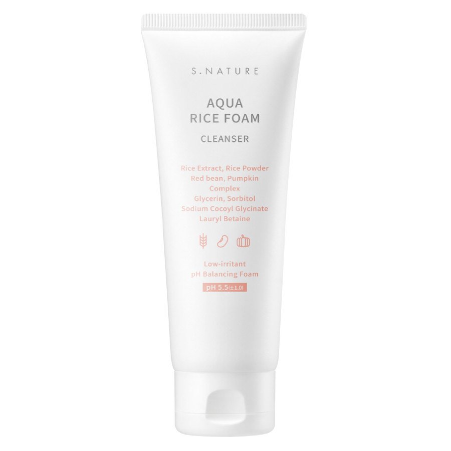 S.NATURE Aqua Rice Foam Cleanser 160ml